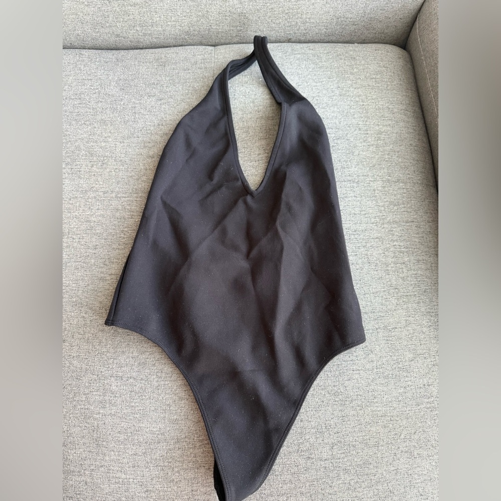 Talula Elegant Black Halter Top
